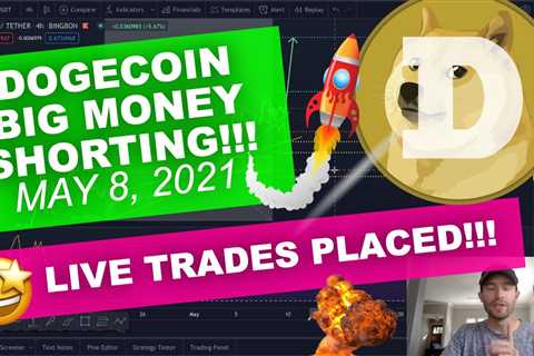 DOGECOIN - BIG MONEY SHORTING!! - Placing Live Trades Before Tonight's Show! - DogeCoin Market ..