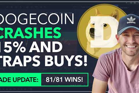 DOGECOIN - CRASHES 15% AND TRAPS BUYERS! [INDICATOR PREDICTED CRASH!] - DogeCoin Market News Now