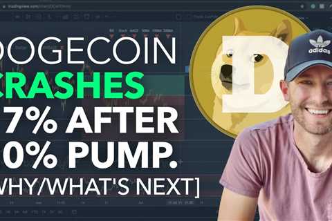 DOGECOIN - CRASHES 17% AFTER 20% PUMP [WHY, AND WHAT'S NEXT?] - DogeCoin Market News Now