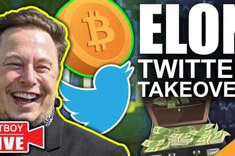 Elon Musk Offers $43B to Buy TWITTER (Blackrock Latest Investment Bullish for Crypto)