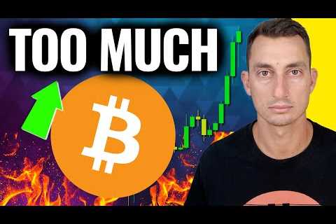 Bitcoin Price Pump: TOO MUCH for Crypto! (1 Day TOO EARLY?)