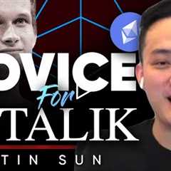 Justin Sun on What Vitalik Buterin Should Do - Ethereum Merge