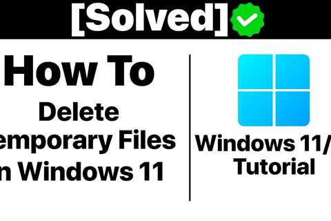 {Solved}How To Delete Temporary Files In Windows 11/10 [Tutorial] - Shiba Inu Market News