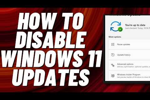 How to Disable Windows 11 Updates [Tutorial] - Shiba Inu Market News
