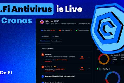 De.Fi Antivirus is Live on Cronos!