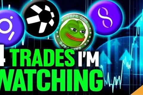 Top 4 Crypto Trades I''m Watching! (This Weekend)