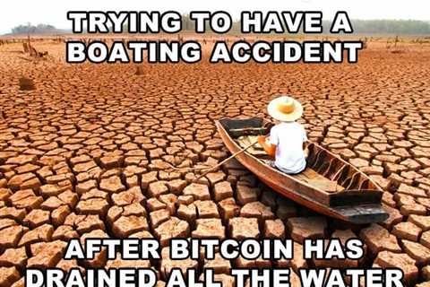 Could you guys stop mining for a minute? Trying to have a boating accident