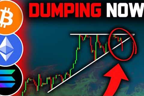 CRYPTO DUMP JUST STARTED (Final Warning)!! Bitcoin News Today, Solana & Ethereum Price..