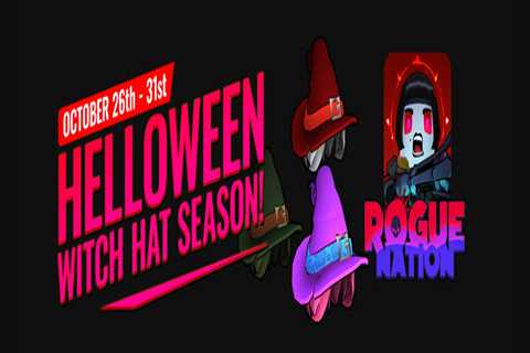 Earn Witch Hats in Rogue Nation Halloween Event