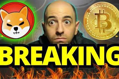 BREAKING CRYPTO NEWS! THE US GOVERNMENT IS ABOUT TO CRASH CRYPTO? WHAT DOES THIS MEAN FOR SHIBA INU?