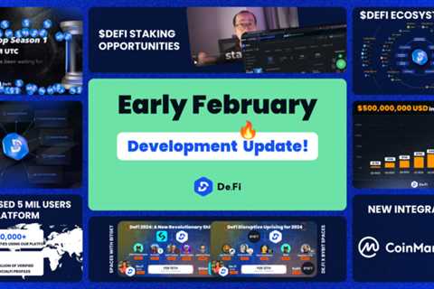 Early February Update: 3.8 Million DEFI Airdrop & New Major Listings!