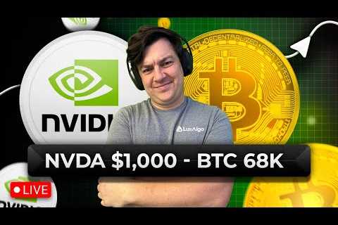 🔴ETH ETF APPROVED? NVDA MAKES 26 BILLION & BTC RETESTS $68,000