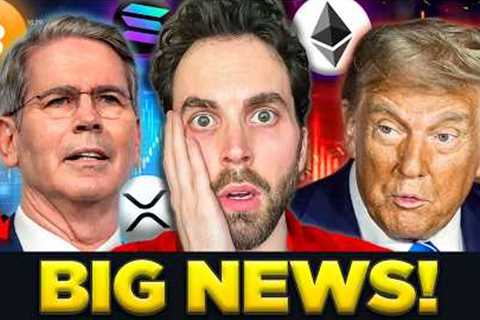 IT''S STAGED! 🇺🇸 Treasury Secretary Scott Bessent Reveals Crypto''s Next Move (Solana & XRP..