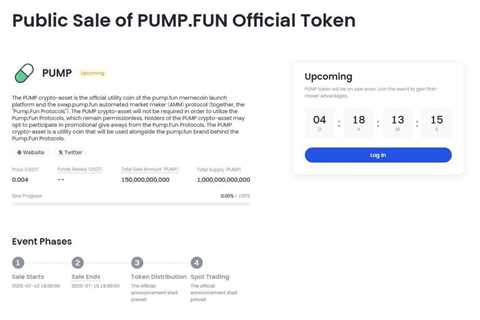 Giant Memecoin Launchpad Pump.fun Plan to Launch Token Sales
