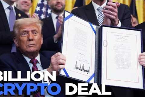 Trump''s Family-Linked Crypto Business Announces $1.5B Digital Coin Deal | TRENDING