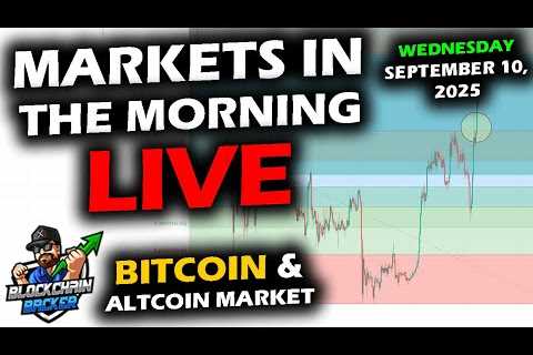 MARKETS in the MORNING, 9/10/2025, BTC $112,600, XRP $2.96, Gold $3,649