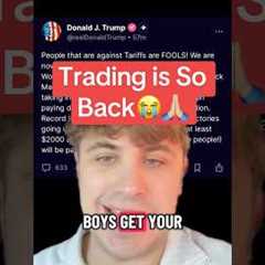 Trading and Crypto Are So Back😭🙏🏼