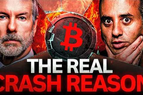 The REAL Reason Why Bitcoin is Crashing! [Microstrategy In TROUBLE]