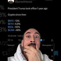 CRYPTO PRICES AFTER TRUMPS 1ST YEAR