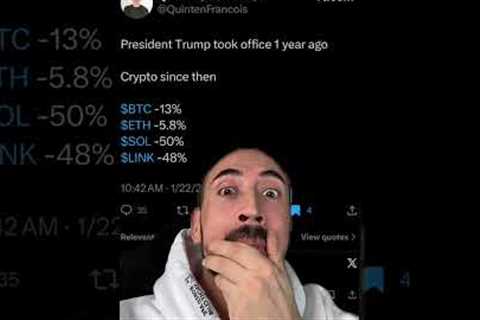 CRYPTO PRICES AFTER TRUMPS 1ST YEAR