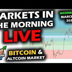 MARKETS in the MORNING, 3/25/2026, BTC $71,200, XRP $1.41, Gold $4,540, RTY 2,525, DXY 99